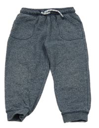 Tmavomodré melírované tepláky F&F