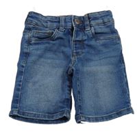 Modré riflové kraťasy C&A