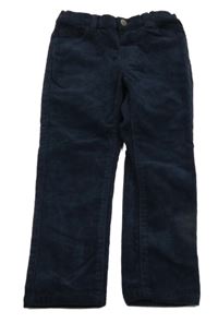 Nové - Tmavomodré manšestráky Next