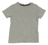 Šedé melírované tričko H&M