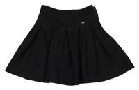 Černá semišová kolová sukně Zara