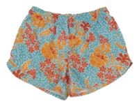 Modro-červeno-oranžové vzorované kraťasy Esprit