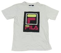 Bílé tričko s logem Fila