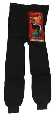 Černé zateplené spodní kalhoty