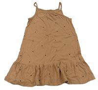 Hnědé šaty se srdíčky H&M