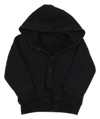 Černá propínací mikina s kapucí Matalan