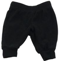 Černé fleecové tepláky Carter's