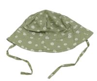 Khaki květovaný klobouk H&M