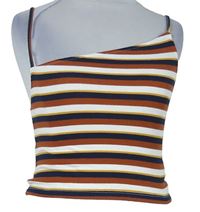 Dámský barevný pruhovaný crop top zn. Primark 