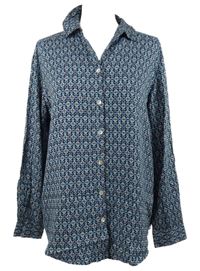 Dámská modro-růžová vzorovaná halenka zn. M&S