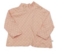 Světlerůžové triko se srdíčky a stojáčkem Liegelind