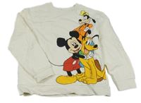 Smetanová mikina s Mickey Mousem a přátely H&M