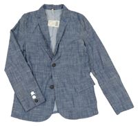 Nové - tmavomodré melírované sako Boden