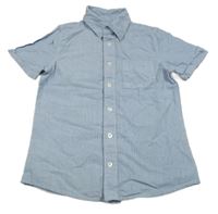 Modro-bílá melírovaná košile 