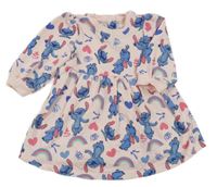 Světlerůžové teplákové šaty s Lilo&Stitch Primark
