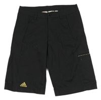 Černé plátěné kraťasy Adidas 
