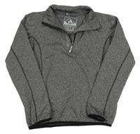 Tmavošedá melírovaná funkční mikina zn. C&A