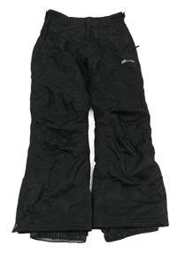 Černé šusťákové funkční oteplovačky Nevica