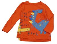 Červené triko s dinosaury George