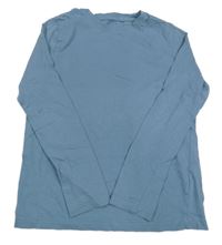 Modrošedé triko C&A