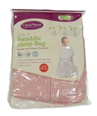 Nové - světlerůžová květovaná rychlozavinovačka 