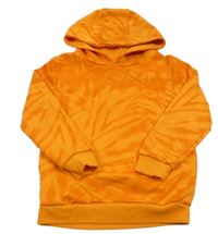 Oranžová batikovaná mikina s kapucí Dunnes