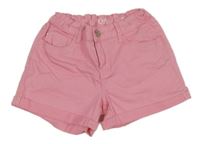 Růžové riflové kraťasy C&A