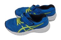 Modro-neonové botasky Asics vel. 28,5