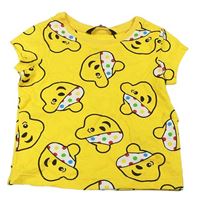 Žluté tričko s Pudsey George