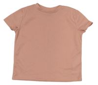 Růžové vzorované sportovní tričko Tessentials 
