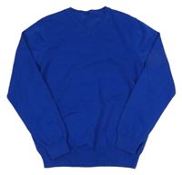 Kobaltově modrý svetr George 