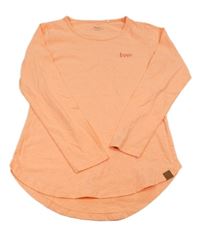 Neonově oranžová tunika s nápisem Yigga