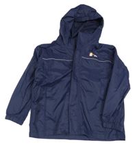 Tmavomodrá nepromokavá jarní bunda s kapucí Hi Gear