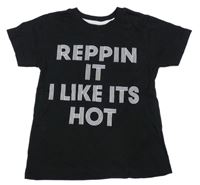 Černé tričko s nápisem BamBam