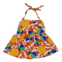 Barevná vzorovaná šatová tunika