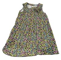 Barevné vzorované šifonové plisované šaty Kiki&Koko