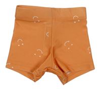 Oranžové nohavičkové plavky se smajlíky PRIMARK