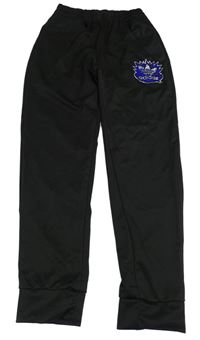 Černé sportovní tepláky s kamínky
