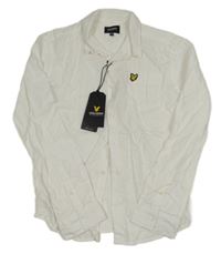 Nové - bílá lněná košile LYLE&SCOTT