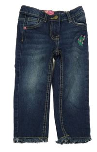 Tmavomodré skinny rifle s kaktusem impidimpi