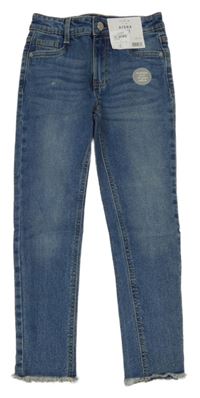 Nové - modré skinny teplákové rifle George