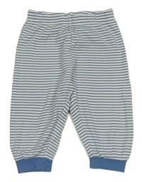 Modro-bílé pruhované tepláky Ergee