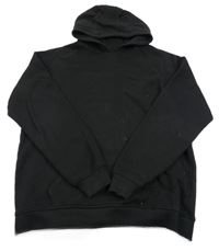 Černá mikina s kapsou a kapucí Matalan