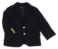 Tmavomodré vlněné sako Ralph Lauren