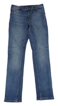 Modré skinny fit rifle H&M