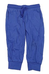 Modrofialové lehké tepláky H&M