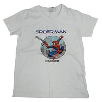Bílé tričko se Spidermanem