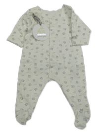 Nové - Smetanový overal se sovami Absorba