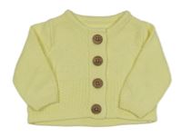 Žlutý propínací svetr Nutmeg