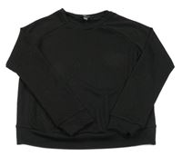 Černá úpletová mikina New Look